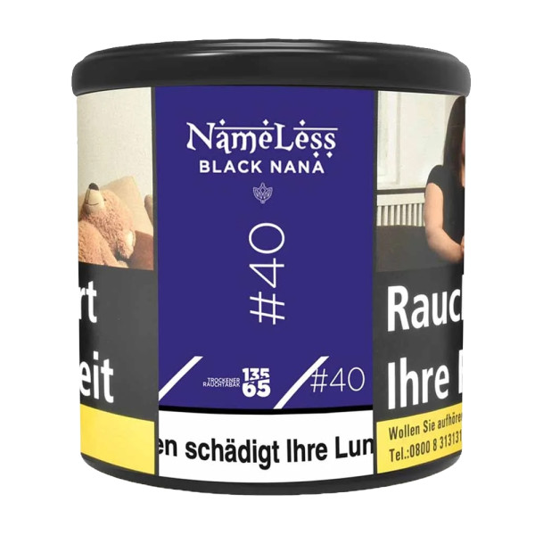 Nameless Pfeifentabak 65g - #40 Black Nana